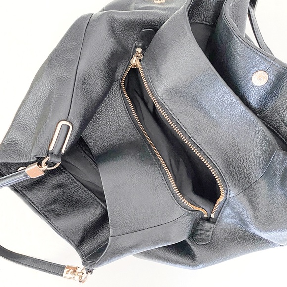 Coach Black Leather Handbag - Picture 5 of 10